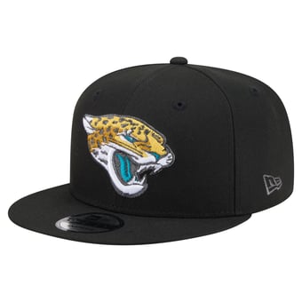 Men's New Era  Black Jacksonville Jaguars 9FIFTY Snapback Hat