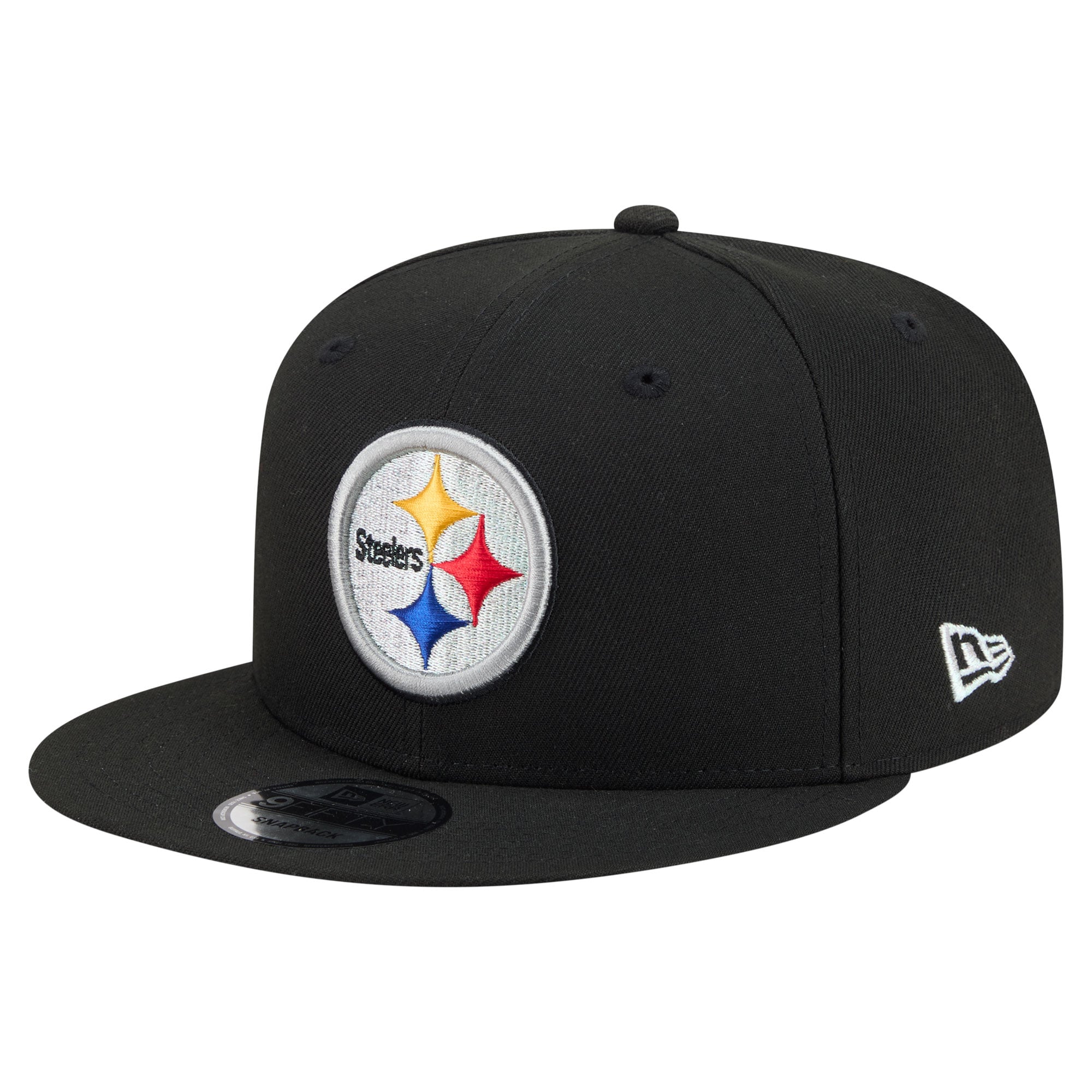 Men's New Era  Black Pittsburgh Steelers 9FIFTY Snapback Hat