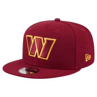 Men's New Era  Burgundy Washington Commanders 9FIFTY Snapback Hat