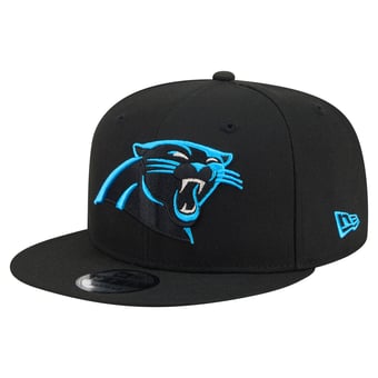 Men's New Era  Black Carolina Panthers 9FIFTY Snapback Hat
