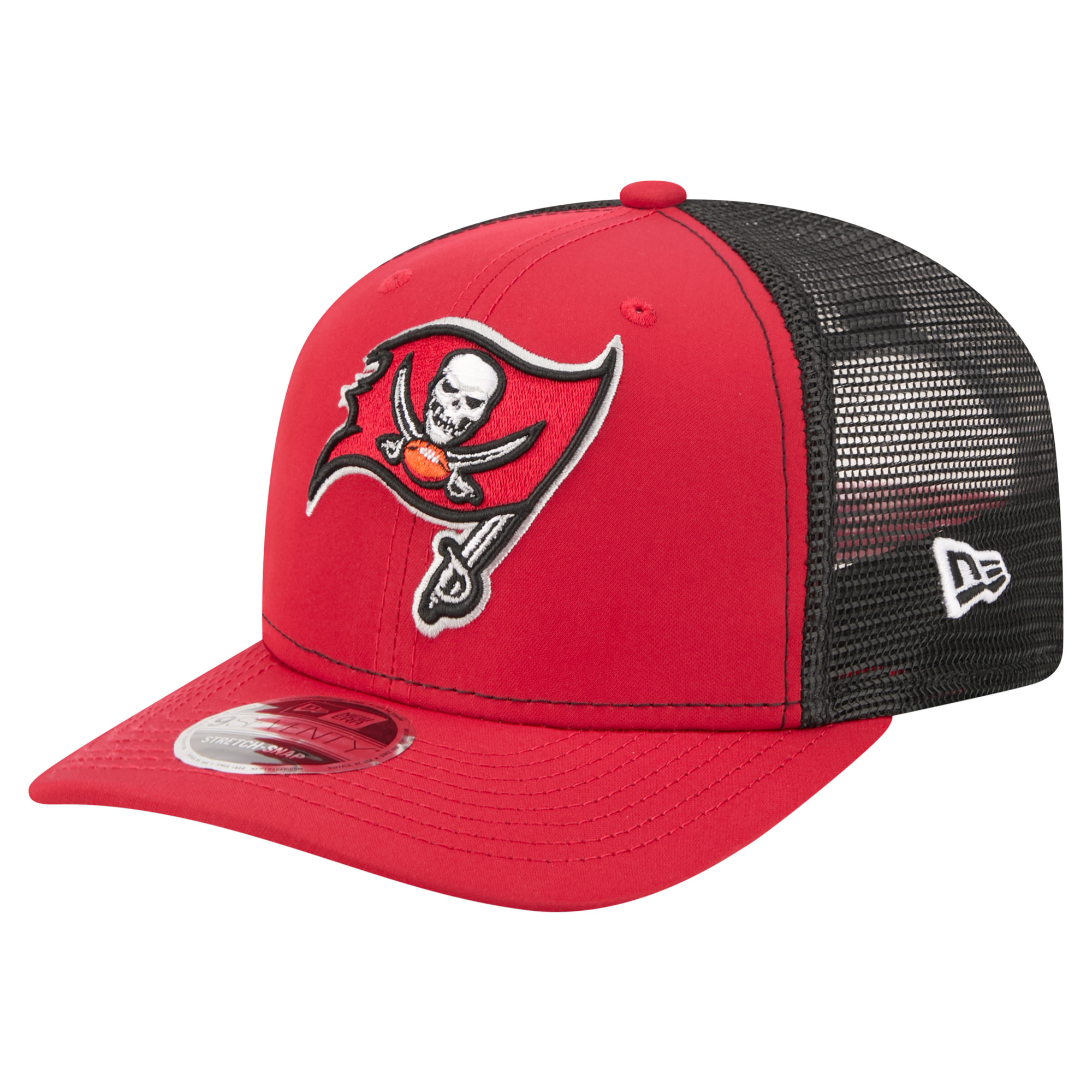 New Era Men's Red Tampa Bay Buccaneers 9SEVENTY Trucker Adjustable Hat - Red