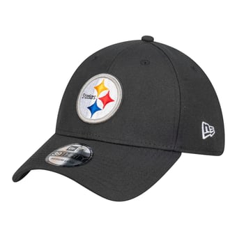 Men's New Era  Black Pittsburgh Steelers Core Team 39THIRTY Flex Hat