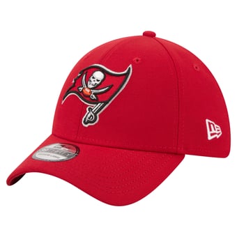 Men's New Era Red Tampa Bay Buccaneers Core Team 39THIRTY Flex Hat