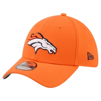 Men's New Era  Orange Denver Broncos Core Team 39THIRTY Flex Hat
