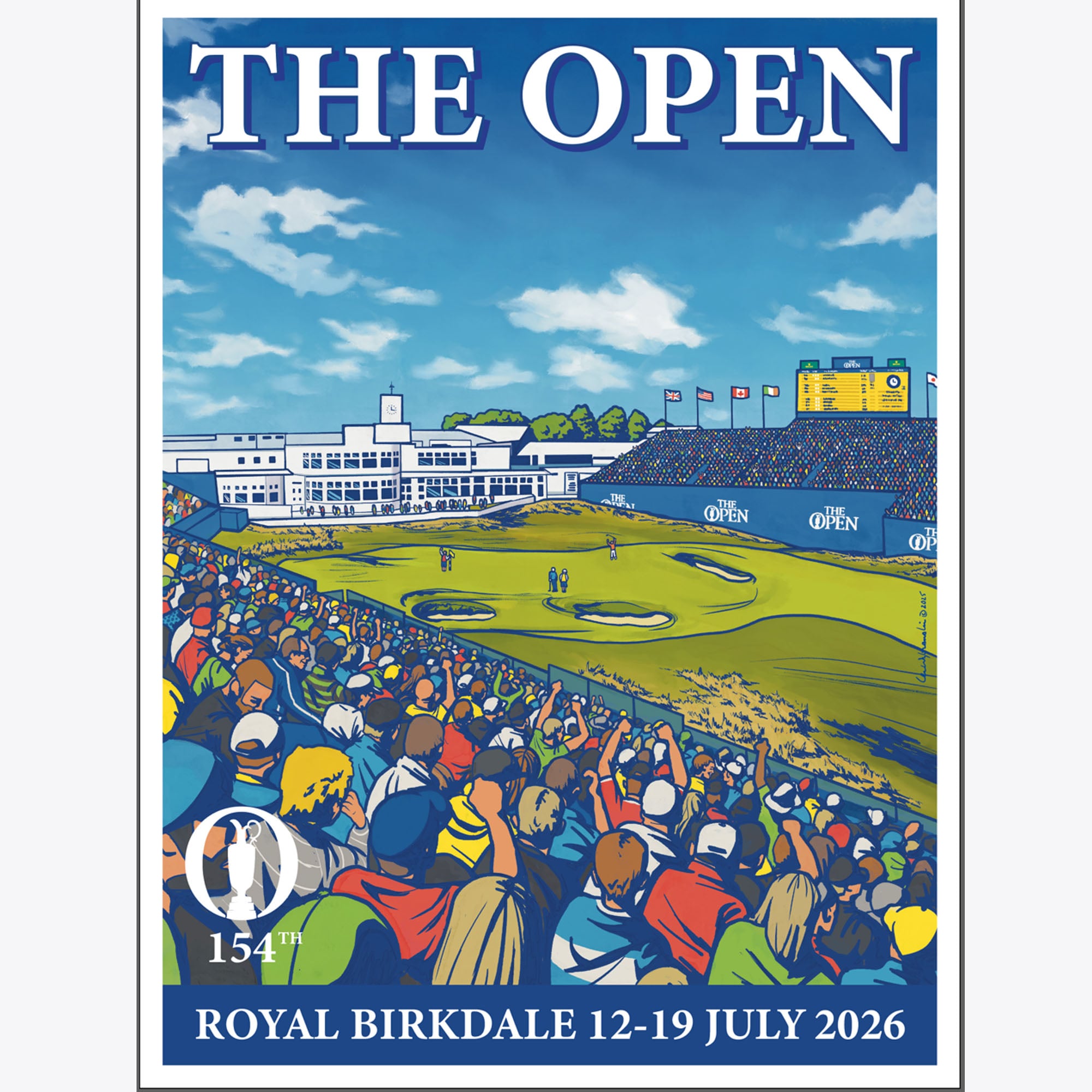 Poster The 154th Open Royal Birkdale Lee Wybranski