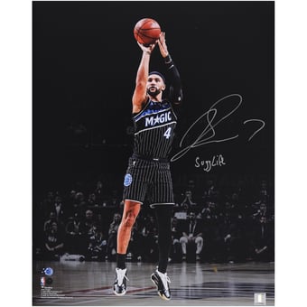 Jalen Suggs Orlando Magic Autographed 16" x 20" Shooting Spotlight Photograph with "Sugg Life" Inscription
