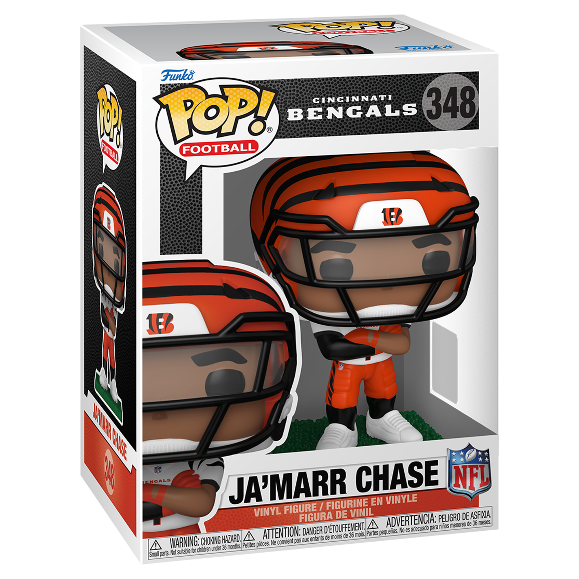 Funko NFL Cincinnati Bengals Pop! Football Ja’Marr Chase Vinyl Figure