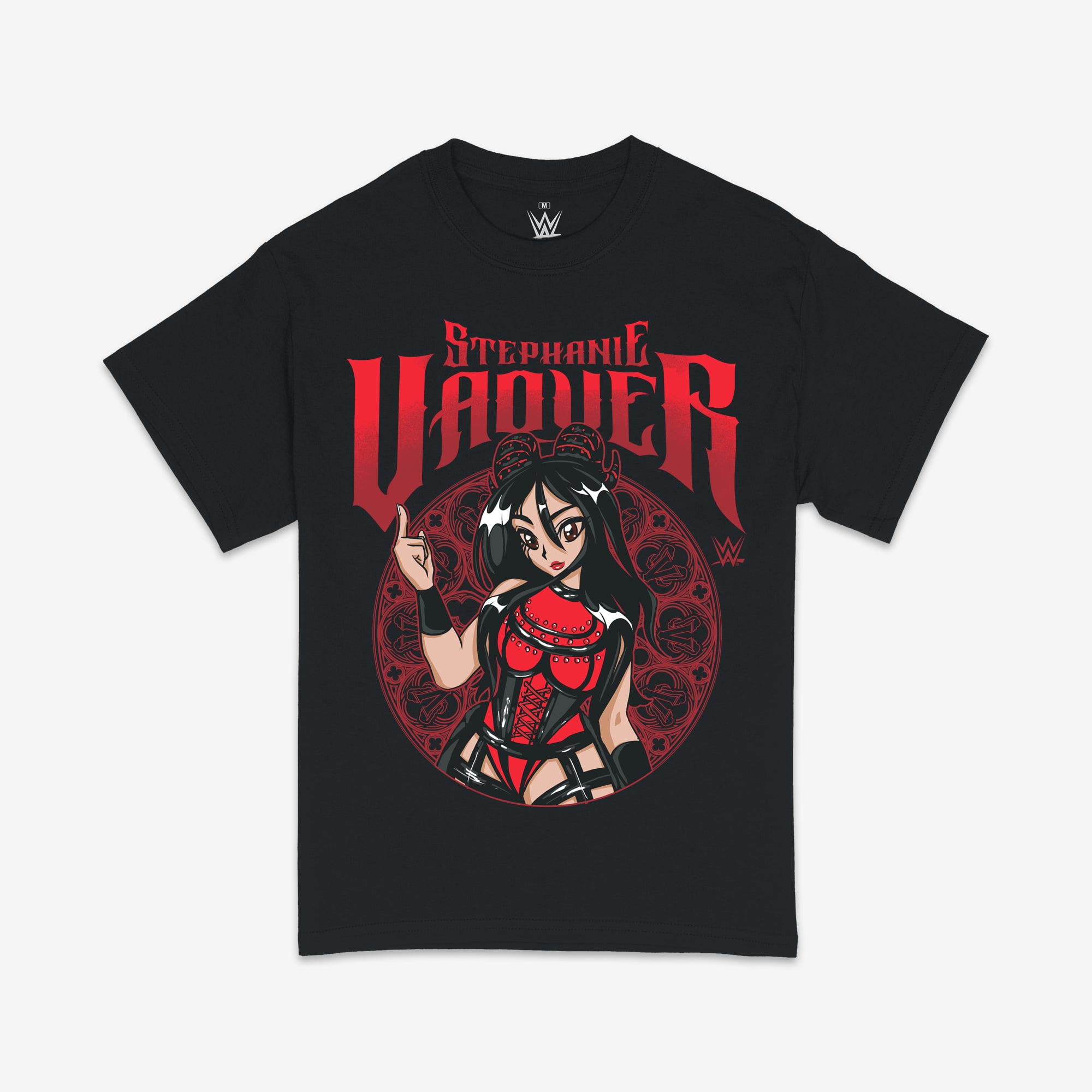 Men's Ripple Junction  Black Stephanie Vaquer Anime T-Shirt