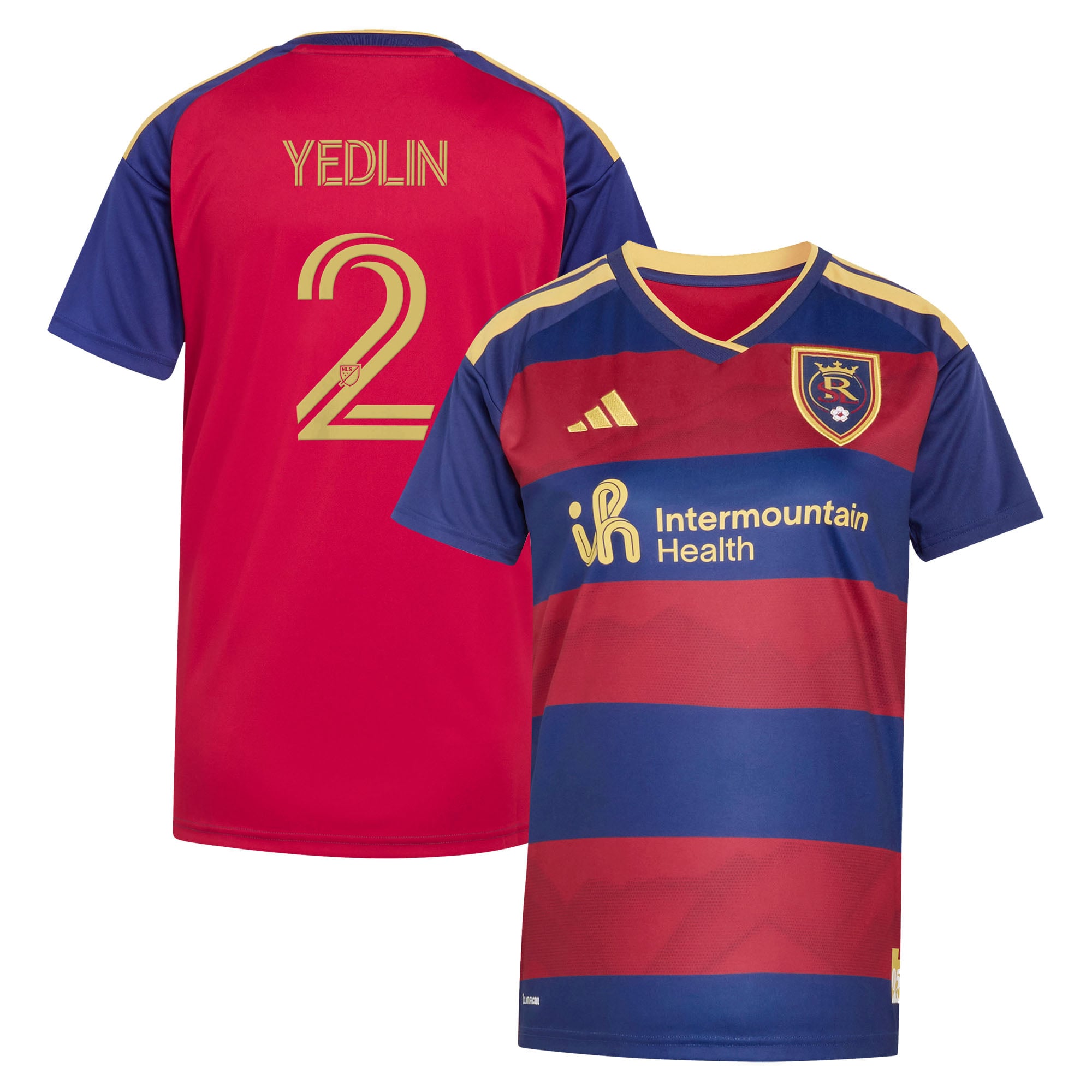Women's adidas DeAndre Yedlin Red Real Salt Lake 2026 DNA Kit On-Field Authentic Player Jersey