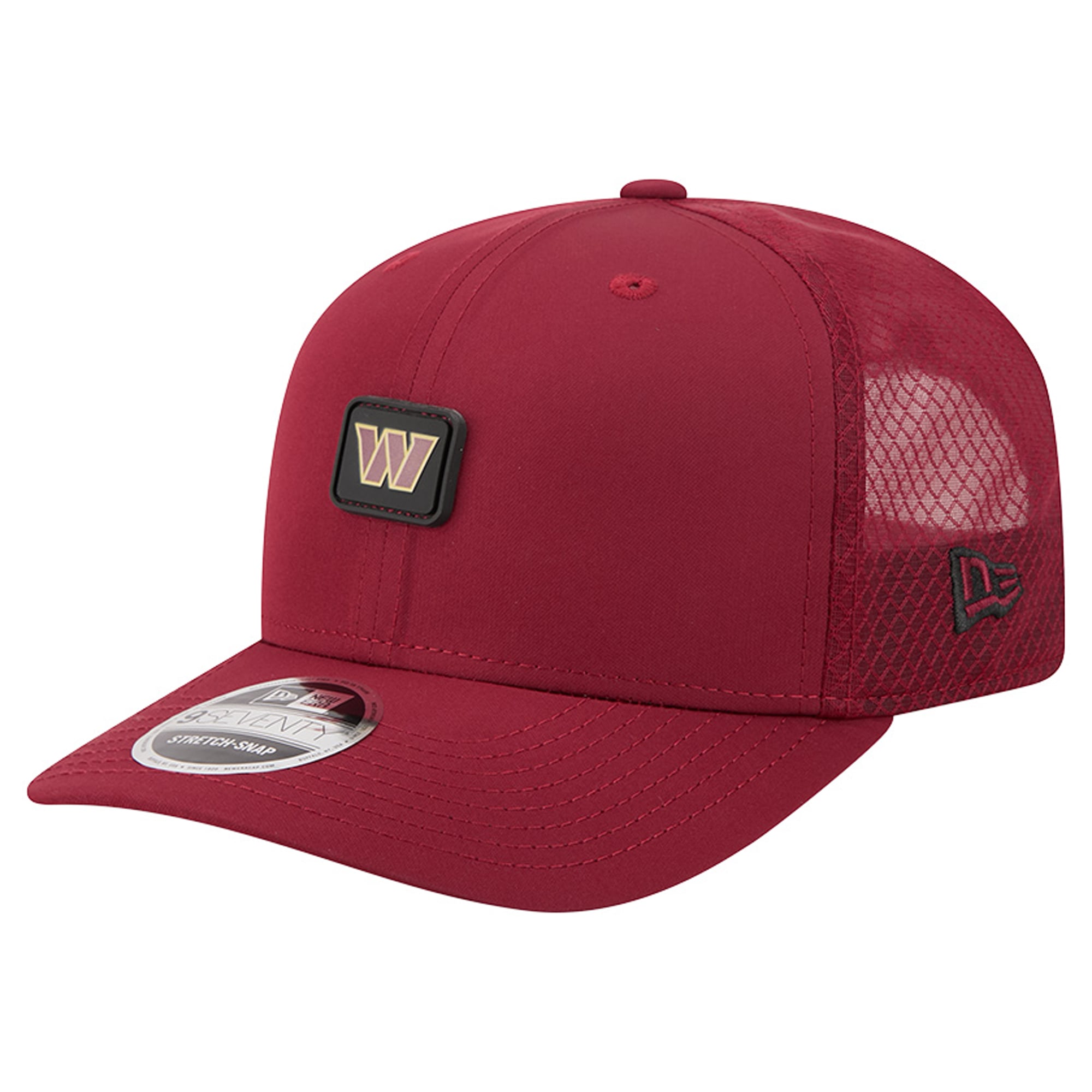 Men's New Era Burgundy Washington Commanders Micro Badge 9SEVENTY Adjustable Hat