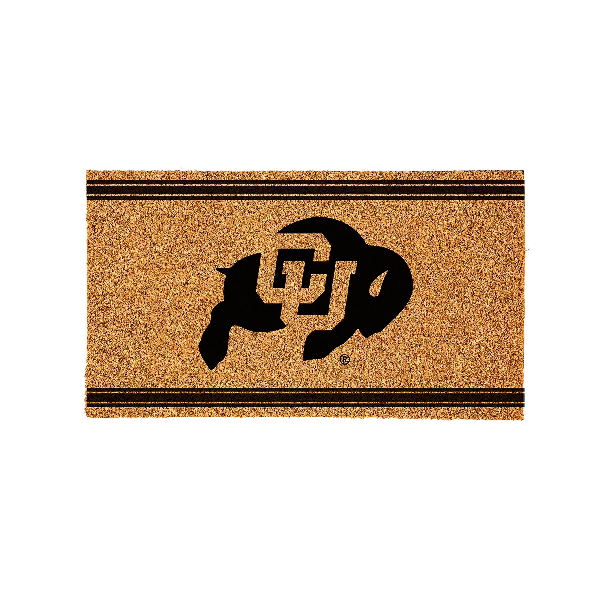 Colorado Buffaloes 28" x 16" Primary Logo Outdoor Coir Entryway Mat