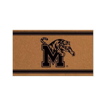 Memphis Tigers 28" x 16" Primary Logo Outdoor Coir Entryway Mat