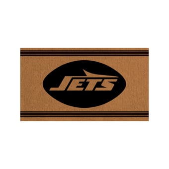 New York Jets 28" x 16" Primary Logo Outdoor Coir Entryway Mat