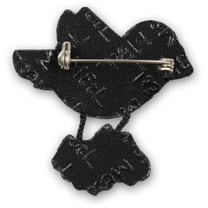 Broche Pigeon PSG x Macon&Lesquoy, vue 3