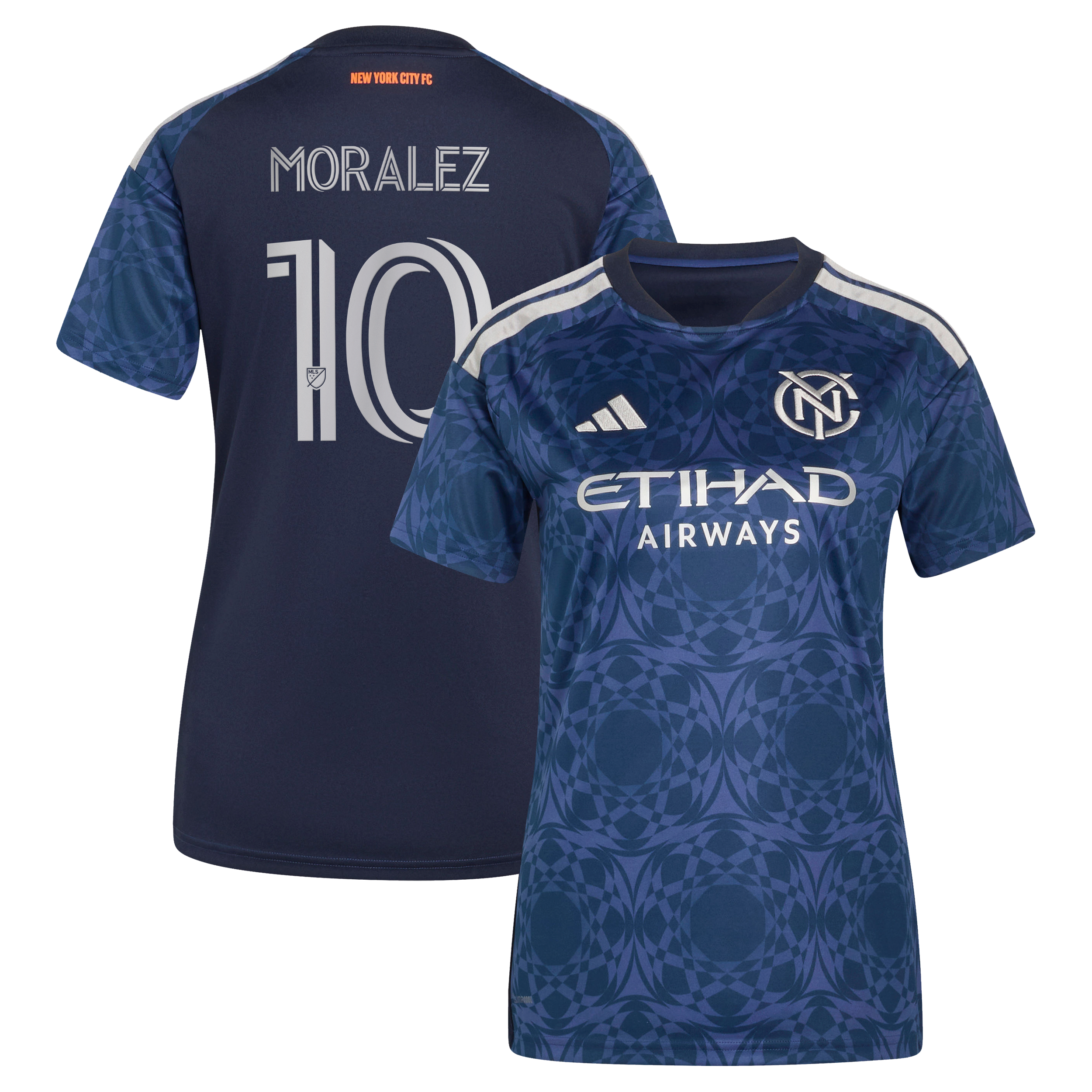 Women's adidas Maximiliano Moralez Blue New York City FC 2026 The All Nations Kit Replica Jersey