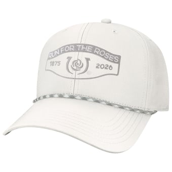 Unisex  White Kentucky Derby 152nd Run for the Roses Adjustable Hat