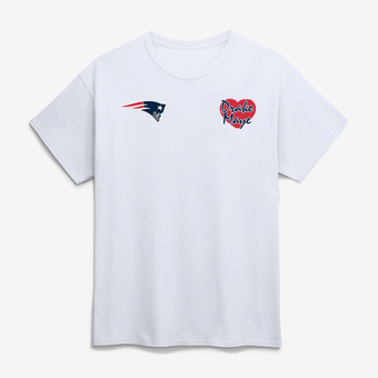 Men's White New England Patriots I Love Drake Maye T-Shirt