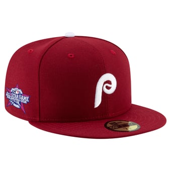 Men's New Era  Burgundy Philadelphia Phillies 2026 All-Star Game Authentic Collection Side Patch 59FIFTY Fitted Hat