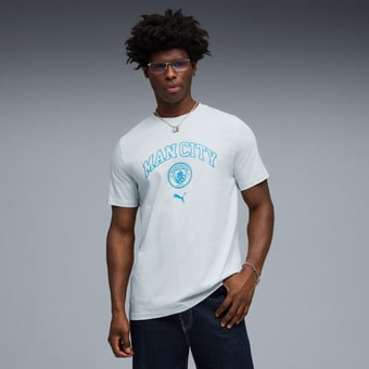 Men's Puma  White Manchester City ftblCulture T-Shirt