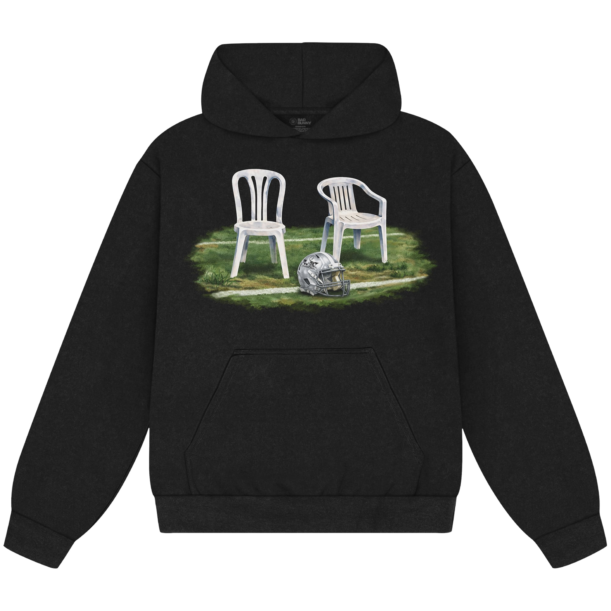 Bad Bunny x Super Tazón Chairs Hoodie Bad Bunny x Super Tazón Chairs Hoodie