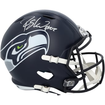 Rashid Shaheed Seattle Seahawks Autographed Super Bowl LX Champions Riddell Speed Replica Helmet
