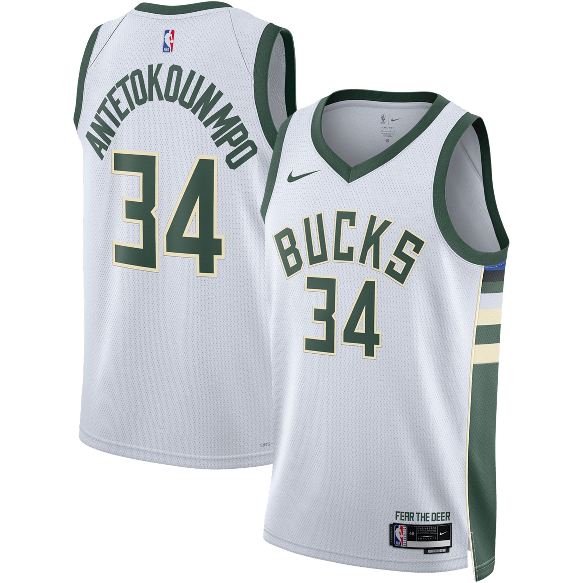 Camiseta Swingman de los Milwaukee Bucks de la NBA - Giannis Antetokounmpo