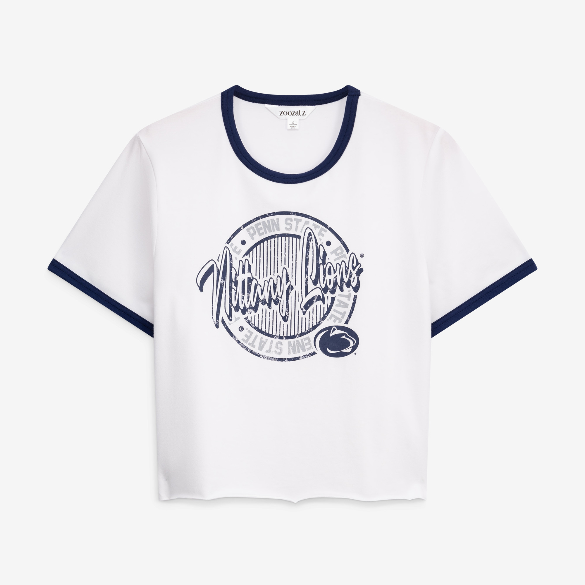 Women’s ZooZatz White Penn State Nittany Lions Retro Ringer Tri-Blend T-Shirt Women’s ZooZatz White Penn State Nittany Lions Retro Ringer Tri-Blend T-Shirt