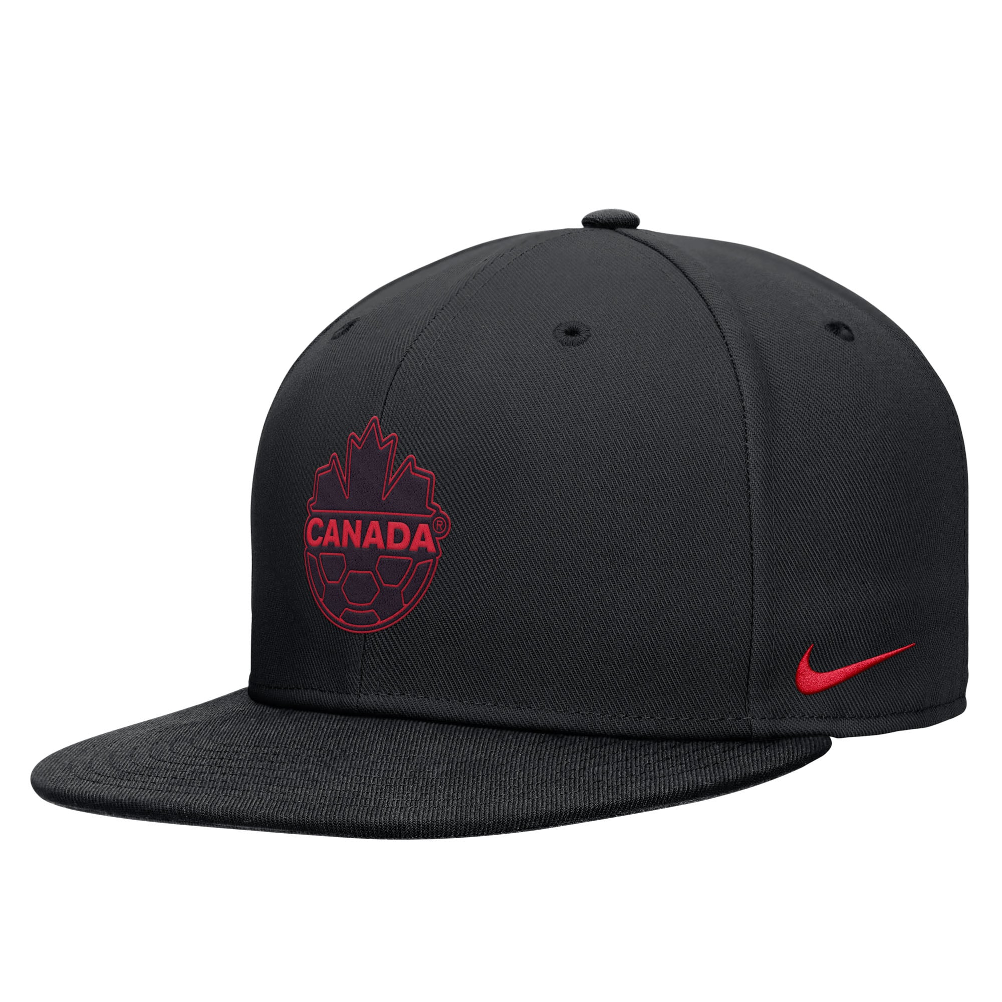 Unisex Nike Black Canada Soccer Pro Adjustable Hat
