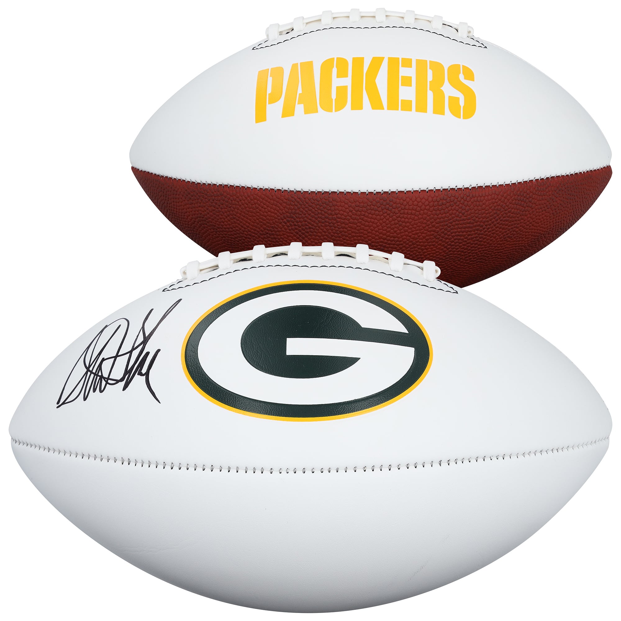 Sterling Sharpe Green Bay Packers Autographed Franklin White Panel Football