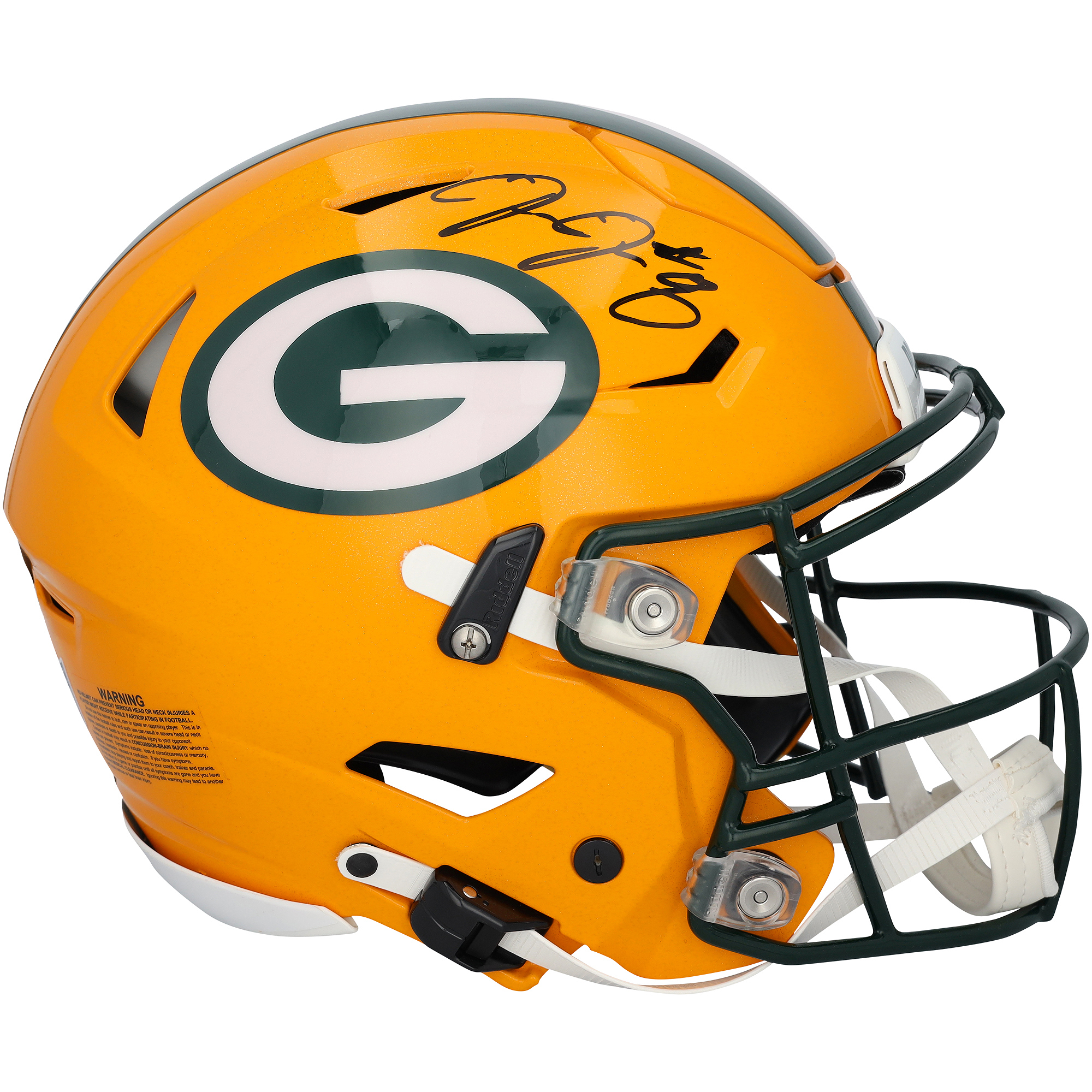 Josh Jacobs Green Bay Packers Autographed Riddell Speed Flex Authentic Helmet