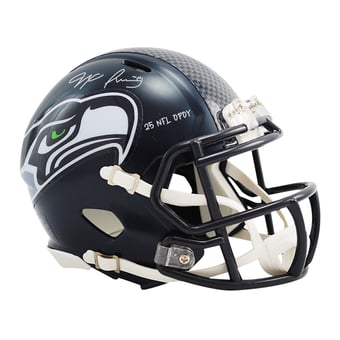 Jaxon Smith-Njigba Seattle Seahawks Autographed Riddell Speed Mini Helmet with "25 NFL OPOY" Inscription