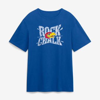 Men's Royal Kansas Jayhawks Campus Hype T-Shirt