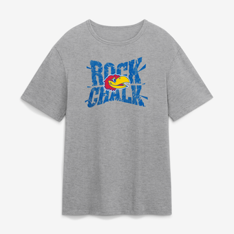 Men's Gray Kansas Jayhawks Campus Hype T-Shirt