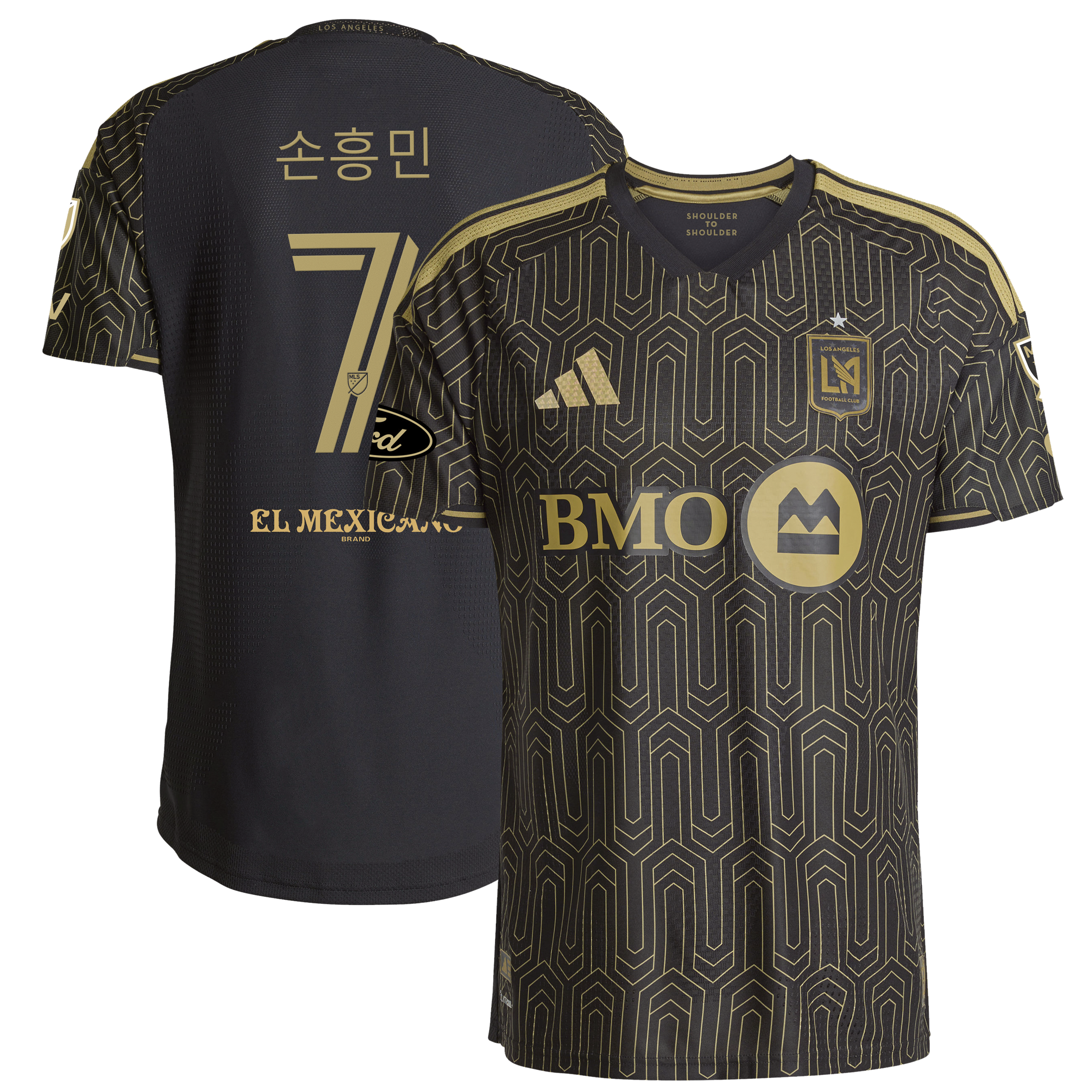 Men's adidas Black LAFC 2026 2026 Primary Kit On-Field Authentic Patch Jersey