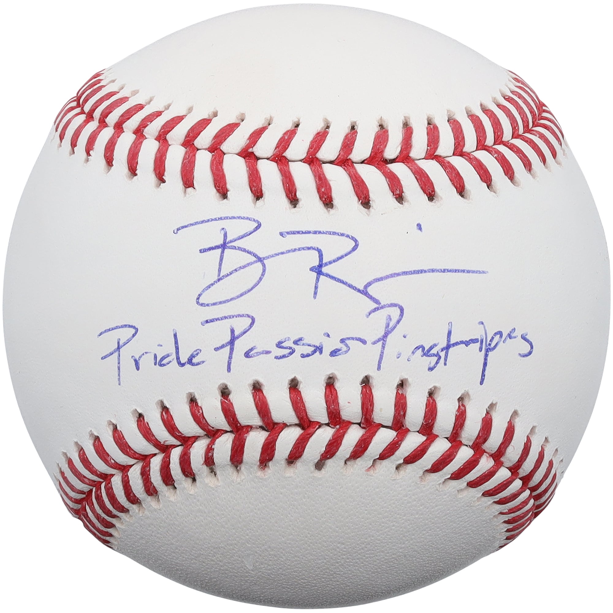 Ben Rice New York Yankees Autographed Baseball with "Pride. Passion. Pinstripes." Inscription