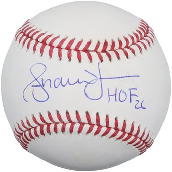 Andruw Jones Atlanta Braves Autographed Baseball with "HOF 26" Inscription