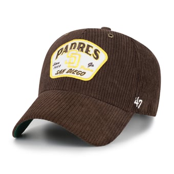 Unisex '47 Brown San Diego Padres Accordia Corduroy MVP Adjustable Hat