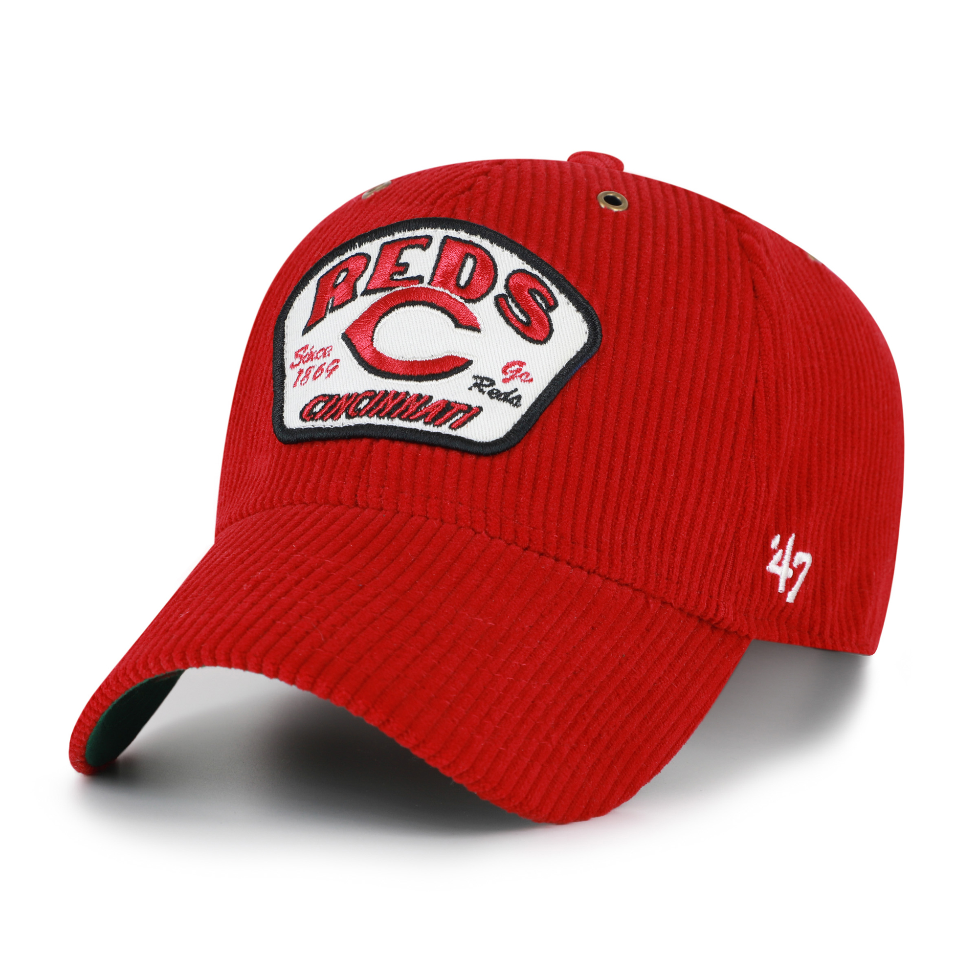Unisex '47 Red Cincinnati Reds Accordia Corduroy MVP Adjustable Hat