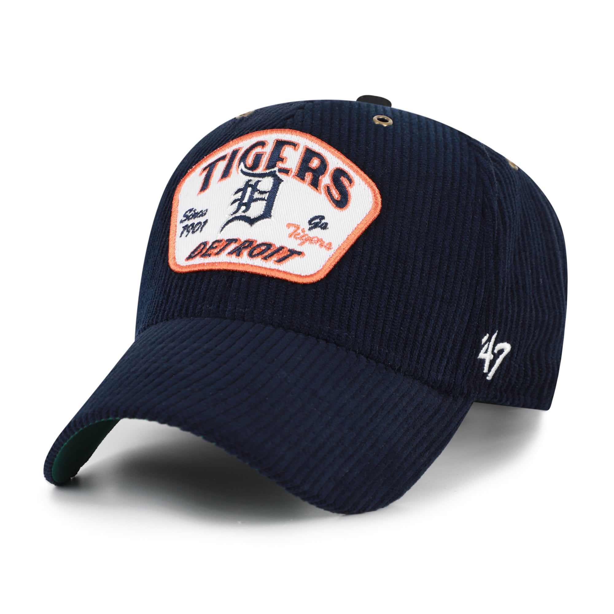 Unisex '47 Navy Detroit Tigers Accordia Corduroy MVP Adjustable Hat