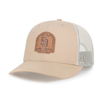 Men's '47  Khaki San Diego Padres Bonehide Trucker Snapback Hat