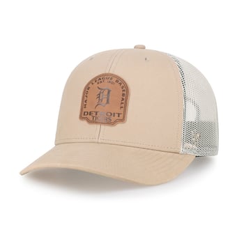 Men's '47  Khaki Detroit Tigers Bonehide Trucker Snapback Hat