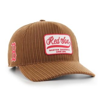 Men's '47  Brown Boston Red Sox Corduroy Patch Hitch Adjustable Hat