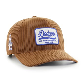 Men's '47  Brown Los Angeles Dodgers Corduroy Patch Hitch Adjustable Hat