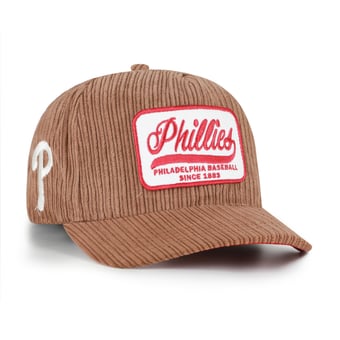 Men's '47  Brown Philadelphia Phillies Corduroy Patch Hitch Adjustable Hat