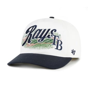 Men's '47 White/Navy Tampa Bay Rays Enfield Hitch Adjustable Hat