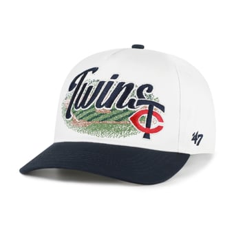 Men's '47 White/Navy Minnesota Twins Enfield Hitch Adjustable Hat