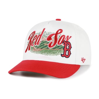 Men's '47 White/Red Boston Red Sox Enfield Hitch Adjustable Hat