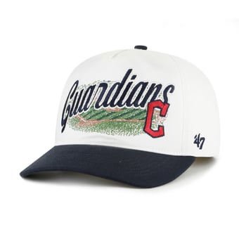 Men's '47 White/Navy Cleveland Guardians Enfield Hitch Adjustable Hat