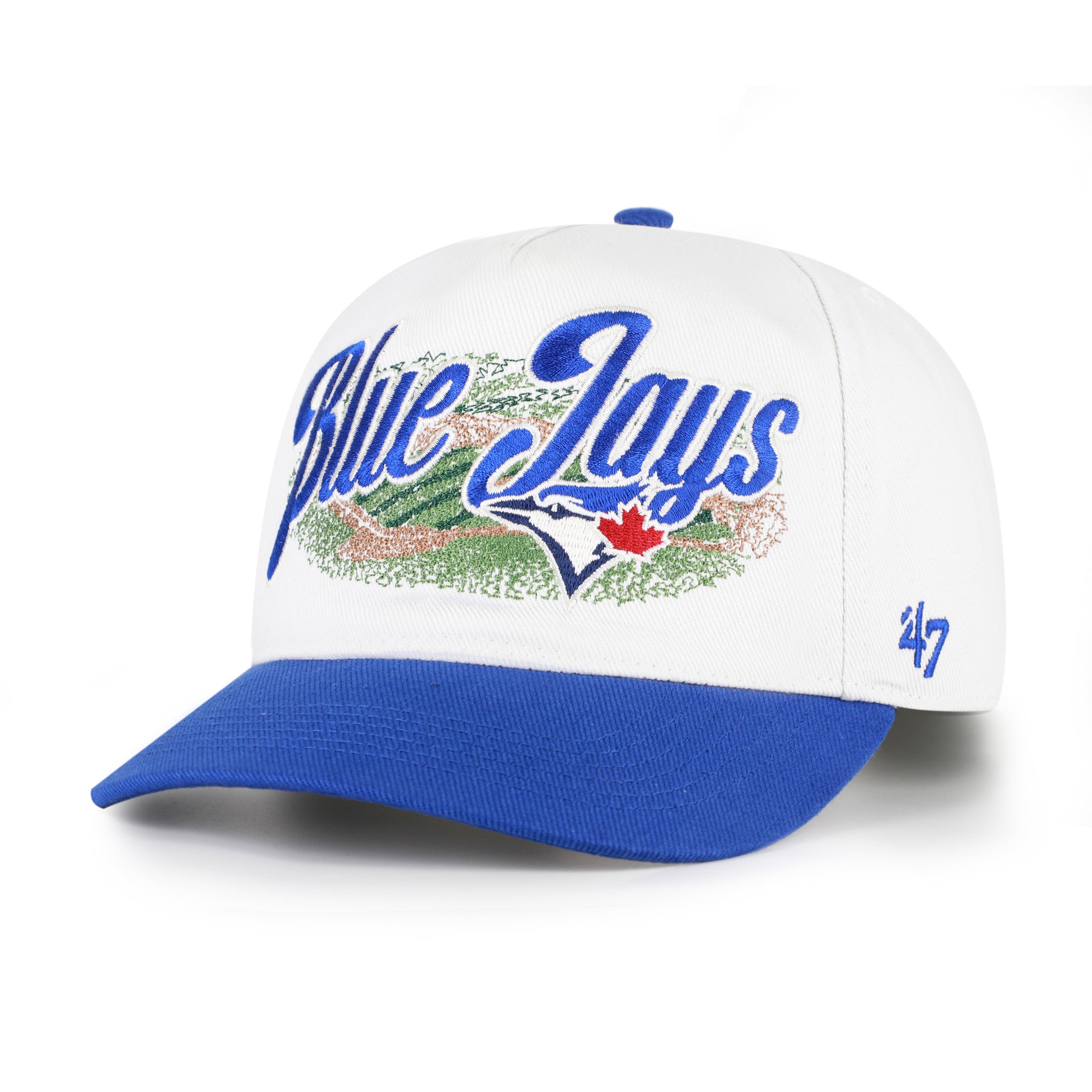 Men's '47 White/Royal Toronto Blue Jays Enfield Hitch Adjustable Hat