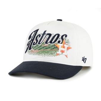 Men's '47 White/Navy Houston Astros Enfield Hitch Adjustable Hat